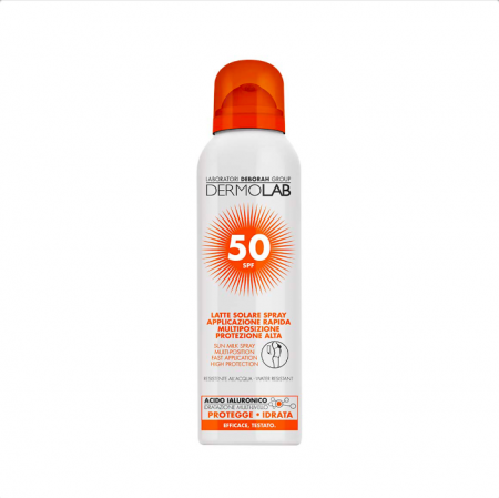 DermoLab ochranné mléko na opalování ve spreji, SPF 50, 150ml
