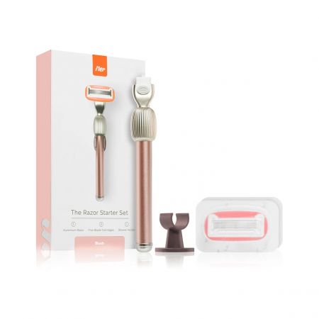 Fler žiletka na holení starter pack, Blush