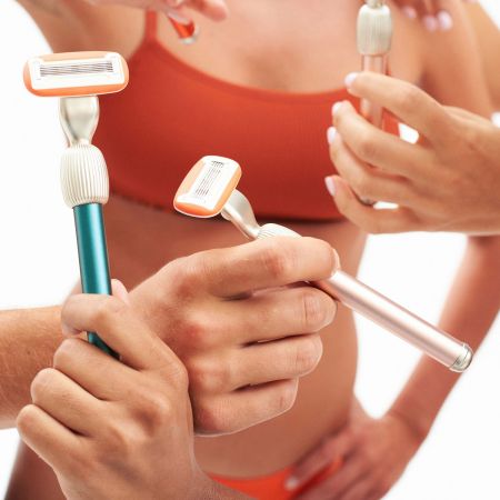 Fler žiletka na holení starter pack, Blush