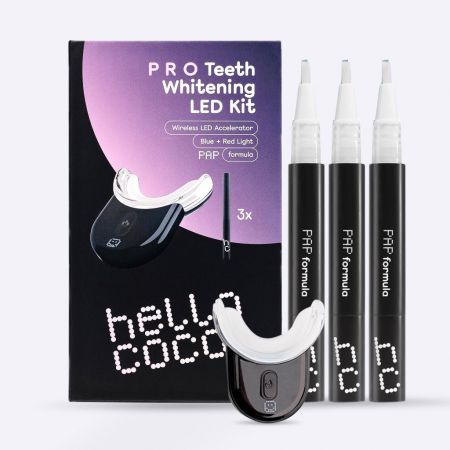hello coco PAP+ Pro sada na bělení zubů (Pro Teeth Whitening LED Kit)