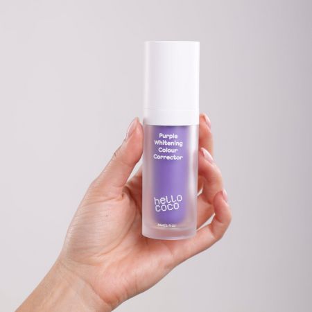 hello coco fialový korektor na bělení zubů, 30ml