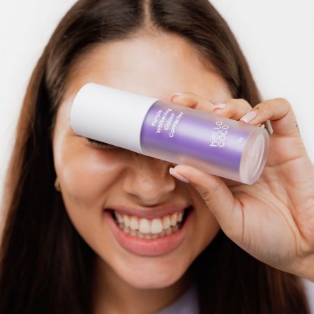 hello coco fialový korektor na bělení zubů, 30ml