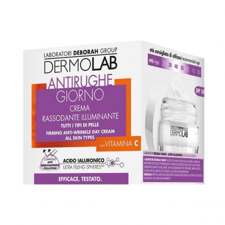 DermoLab zpevňující denní krém proti vráskám s vitamínem C, SPF10, 50ml