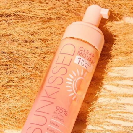 Sunkissed průhledná samoopalovací pěna, Clean Ocean 1 hour tan, 200ml