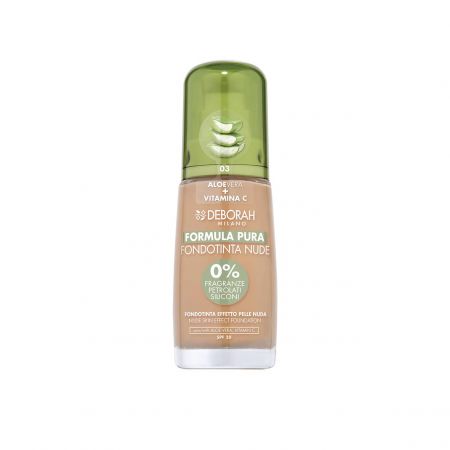 Deborah Milano Formula Pura make-up Nude s Aloe Vera a vitaminem C, 30ml