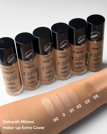 Deborah Milano vysoce krycí make-up 24ore Extra Cover, 30ml