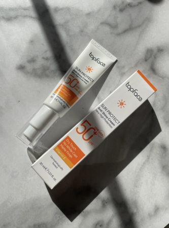 Topface krém na pleť s ochranným faktorem SPF50, Anti Shine, 30ml