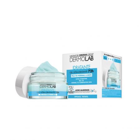 DermoLab hydratační dárková sada, pleťový gel a maska, 2ks