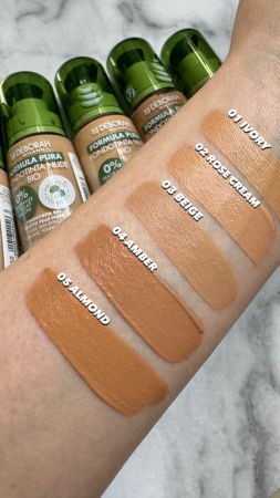 Deborah Milano Formula Pura make-up s Aloe Vera a vitaminem C Nude BIO, 30ml