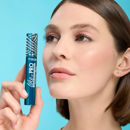 Deborah Milano voděodolná řasenka pro objem a prodloužení 36ore Like a Pro, black, 13ml