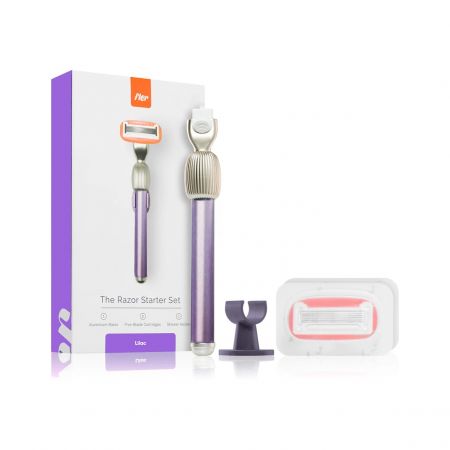 Fler žiletka na holení starter pack, Lilac
