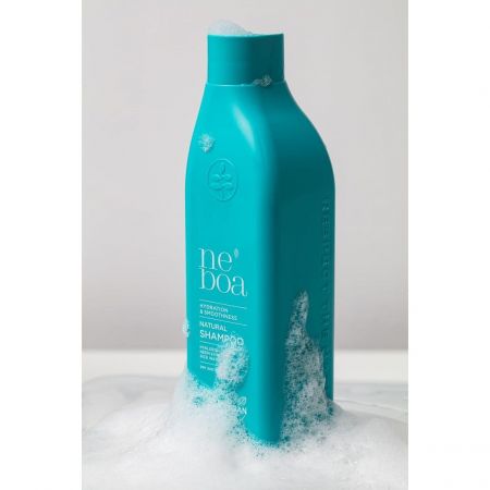 Neboa šampon na vlasy pro hydrataci s kyselinou hyaluronovou a rýžovými extrakty, 300 ml