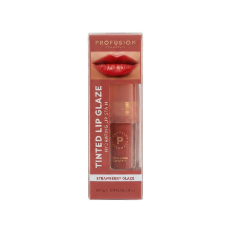 Profusion hydratační lip stain rtěnka Lip Glaze, Strawberry glaze, 3ml