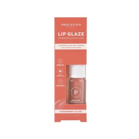 Profusion hydratační lip stain rtěnka Lip Glaze, Strawberry glaze, 3ml