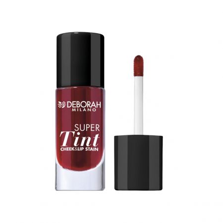 Deborah Milano tekutá tvářenka a lesk na rty Super Tint, Cherry, 7,5ml