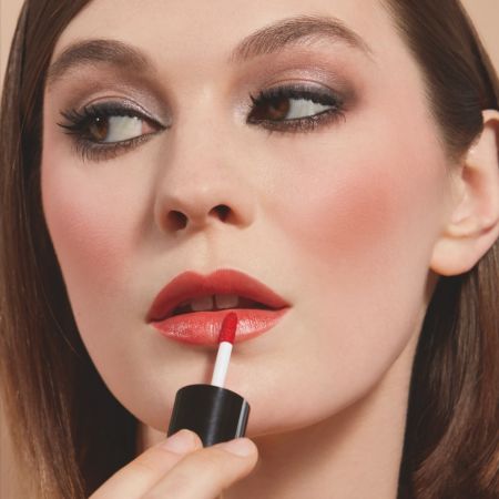 Deborah Milano tekutá tvářenka a lesk na rty Super Tint, Cherry, 7,5ml