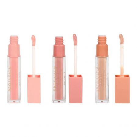 Profusion set hydratačních lesků na rty Nudes, 3 x 5ml