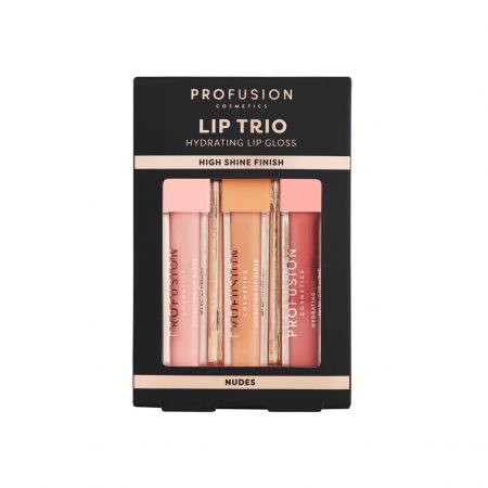 Profusion set hydratačních lesků na rty Nudes, 3 x 5ml