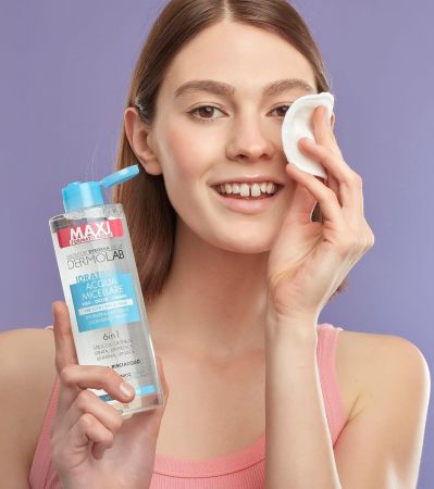 Dermolab hydratační micelární čistící voda 6v1, 400ml