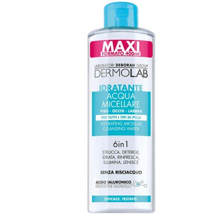 Dermolab hydratační micelární čistící voda 6v1, 400ml