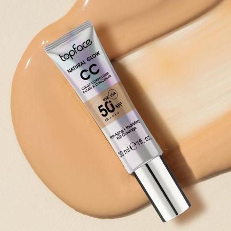 Topface CC make-up krém s SPF50 Natural Glow, 30ml