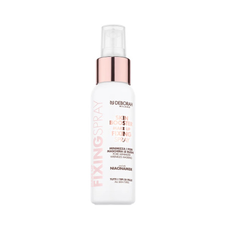 Deborah Milano fixační sprej na make-up Skin Booster s niacinamidem a heřmánkem, 75ml