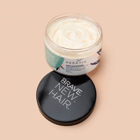 Brave New Hair maska s keratinem na nepoddajné, hrubé a suché vlasy, Keratin, 250ml