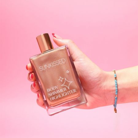 Sunkissed třpytivý tělový olej Body Shimmer Highlighter, 100ml 