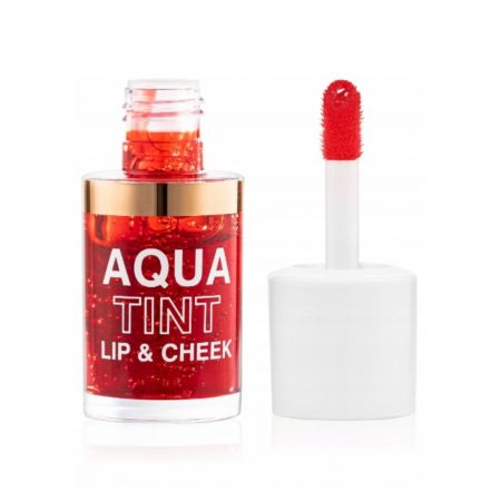 Topface tekutá rtěnka a tvářenka s kyselinou hyaluronovou Aqua Tint, 10ml