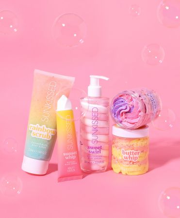 Sunkissed šlehané tělové máslo Bubblicious, 200g 