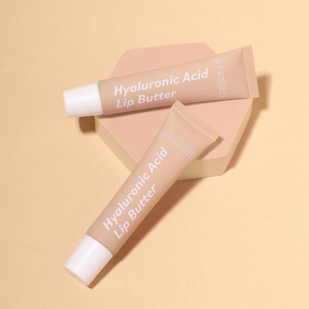 Sunkissed vyživující balzám na rty s kyselinou hyaluronovou a bambuckým máslem Lip Butter, 13ml