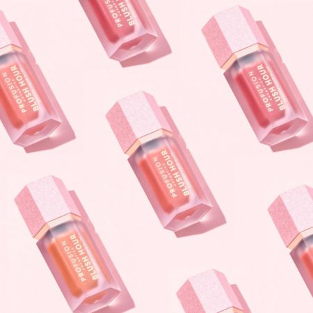 Profusion třpytivá tekutá tvářenka Shimmer Blushlighter Blush Hour, 6ml