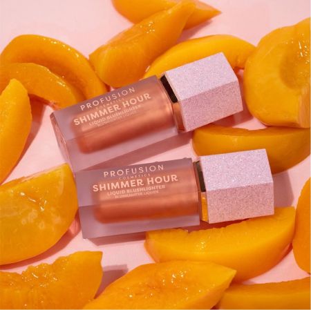 Profusion třpytivá tekutá tvářenka Shimmer Blushlighter Blush Hour, 6ml