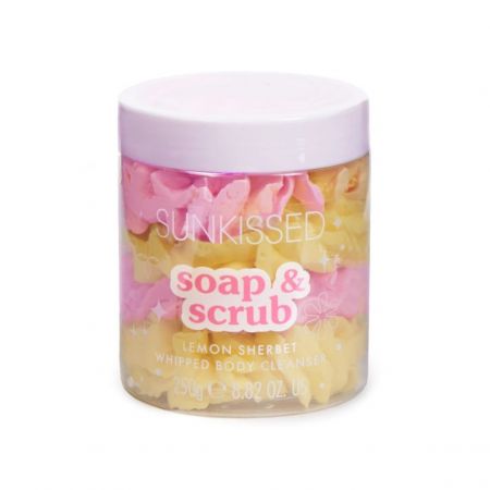 Sunkissed mýdlový peeling Soap & Scrub, Lemon Sherbet, 250g
