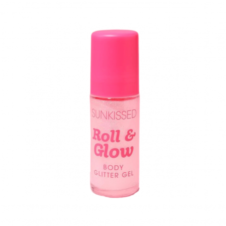 Sunkissed třpytky na tělo v gelovém Roll On, Roll & Glow Body Glitter Gel, 30ml