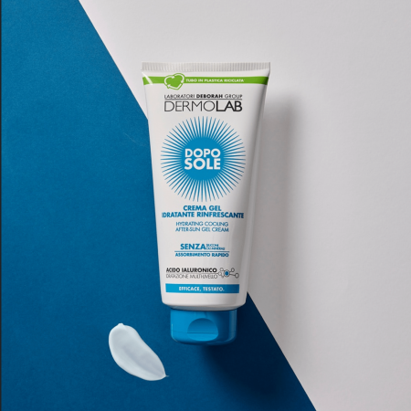 DermoLab hydratační chladící gelový krém po opalování, 300 ml