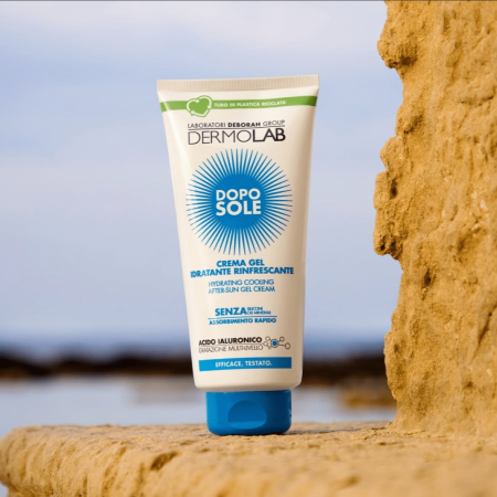 DermoLab hydratační chladící gelový krém po opalování, 300 ml