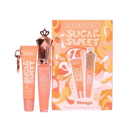 Sunkissed lesk a balzám na rty Sugar Sweet, Mango, 6ml+16ml