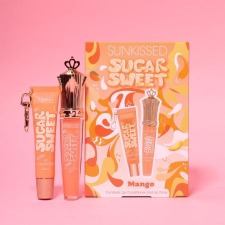 Sunkissed lesk a balzám na rty Sugar Sweet, Mango, 6ml+16ml