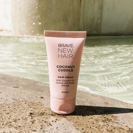 Brave New Hair bezoplachový hydratační krém na vlasy, Coconut Cuddle, 50ml