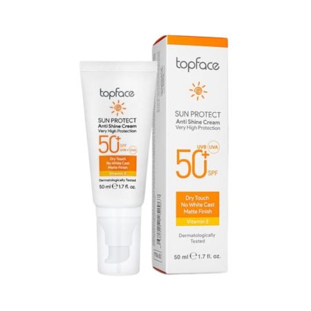 TOPFACE krém na pleť s ochranným faktorem SPF50, Anti Shine, 50ml