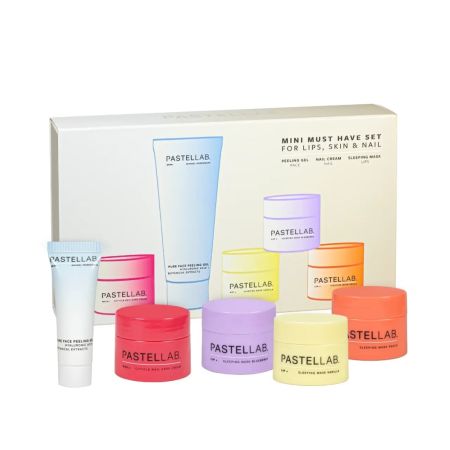 Pastel Cosmetics dárková sada na rty, pleť a nehty, Pastel Lab Mini Must Have Set, 5ks