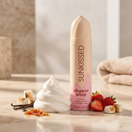 Sunkissed šlehačková sprchová pěna Shower Whip Toasted Marshmallow, 250ml