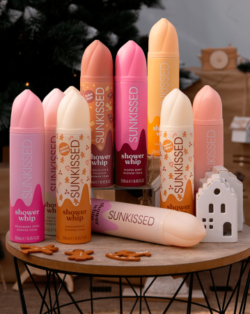 Sunkissed šlehačková sprchová pěna Shower Whip Pistachio & Salted Caramel, 250ml