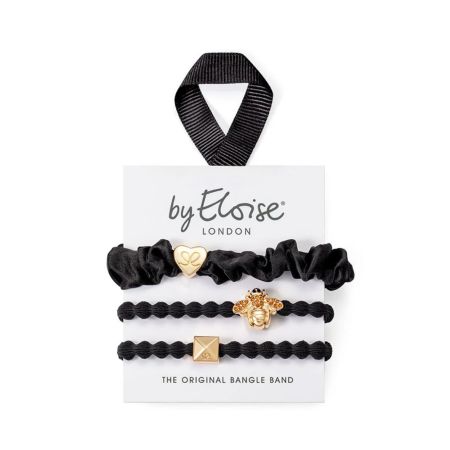 ByEloise gumičky do vlasů, Set Bee Black