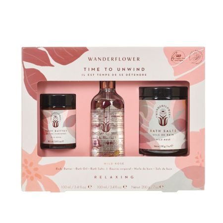 Wanderflower relaxační dárková sada Time to Unwind Set, 3ks