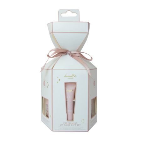 danielle creations dárková sada péče o rty s osvěžující mátou - scrub, maska a balzám, 3ks