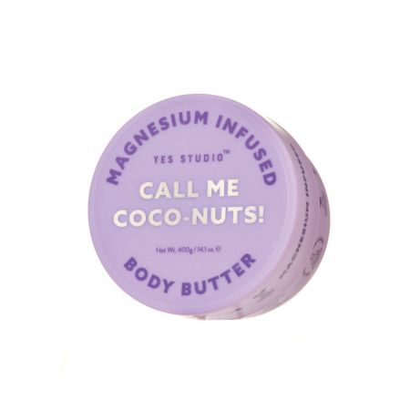 Yes Studio šlehané tělové máslo s magnesiem a vůní kokosu, Call Me Coco-Nuts, 400g