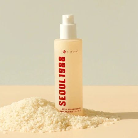 KSECRET hydratační pleťové sérum Snail Mucin 97% + Rice, 100ml