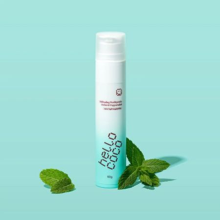 hello coco bělicí zubní pasta n-HA máta peprná, 60g